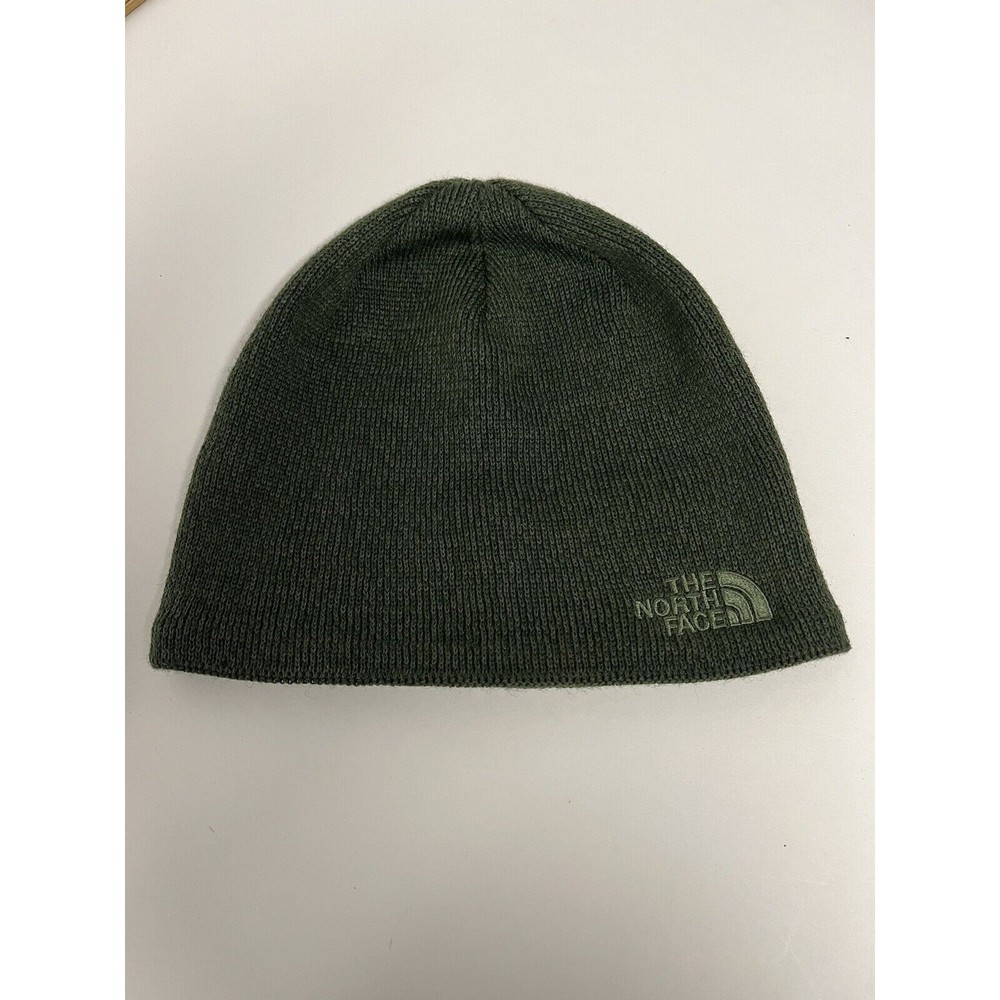The North Face Unisex Knit Beanie Hat Cap Dark Green